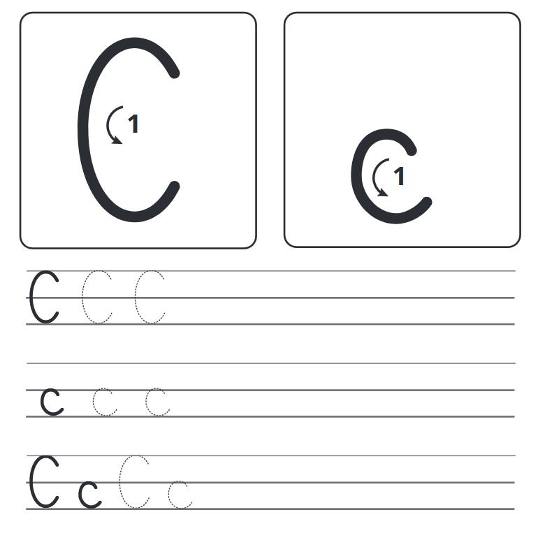Children's Handwriting - practice book